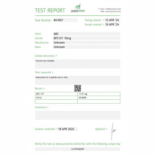 BPC157 10 mg Stealth Labs