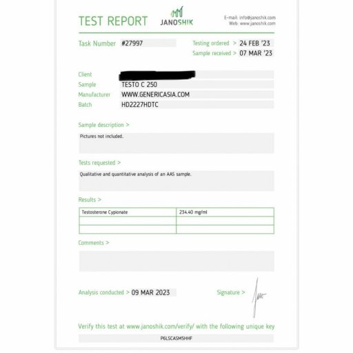 Testosterone Cypionate Generic Asia