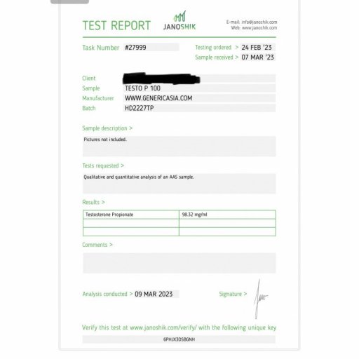 Testosterone Propionate Generic Asia