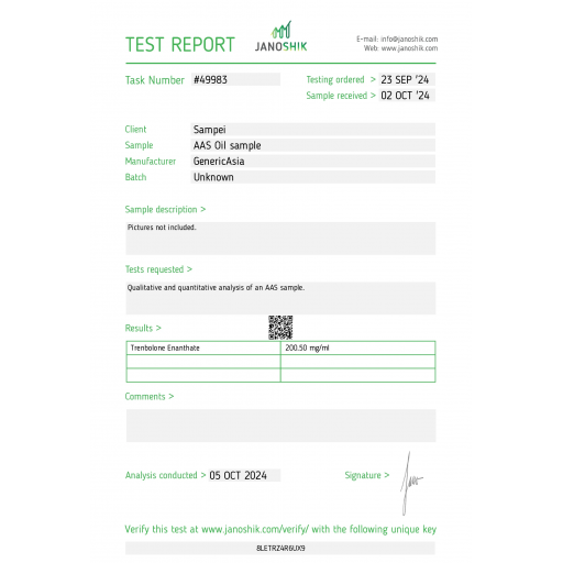 Trenbolone Enanthate 200 Stealth Labs